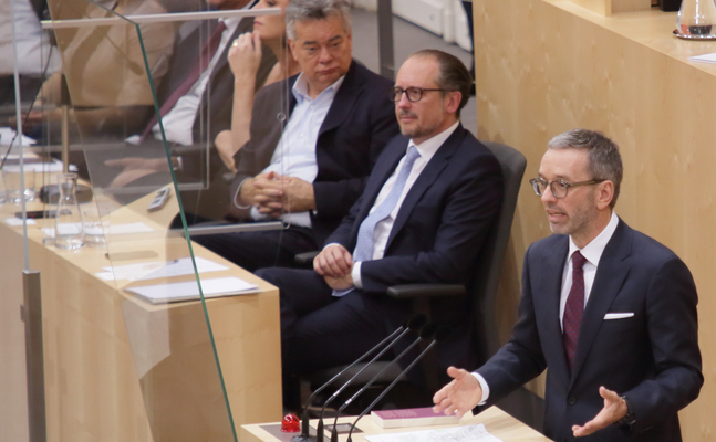 Richtigstellung zu falschem Medienbericht über Treffen von FPÖ-Parteichef Kickl mit Kanzler Schallenberg.