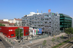 Der WKO-Campus-Wien am Währinger Gürtel im 18. Wiener Bezirk Währing.