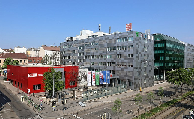 Der WKO-Campus-Wien am Währinger Gürtel im 18. Wiener Bezirk Währing.