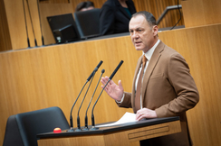FPÖ-Konsumentenschutzsprecher Peter Wurm im Parlament.