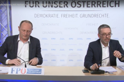 FPÖ-Energiesprecher Axel Kassegger und -Bundesparteiobmann Herbert Kickl.