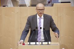 FPÖ-Justizsprecher Harald Stefan im Nationalrat.