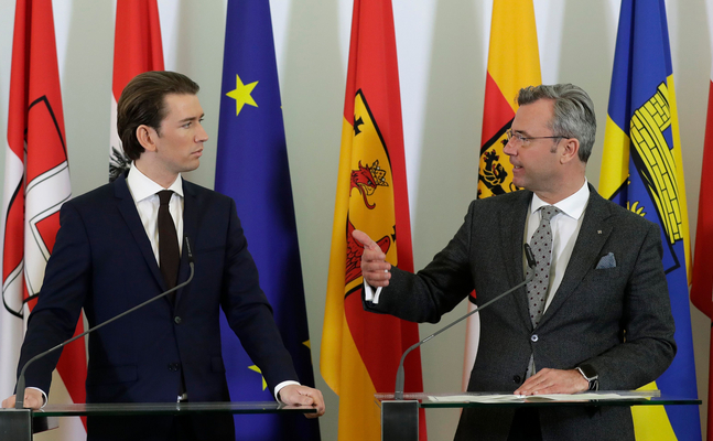 Bundeskanzler Sebastian Kurz und Verkehrsminister Norbert Hofer stellten im Nationalerat die Schwerpunkte des österreichischen EU-Ratsvorsitzes vor.