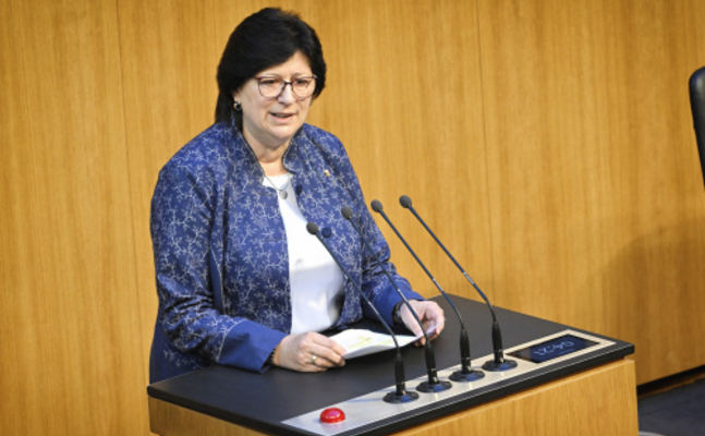 FPÖ-Frauensprecherin Rosa Ecker im Nationalrat.