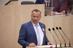 FPÖ-Tierschutzsprecher Alois Kainz im Parlament.