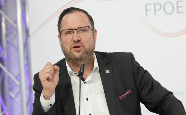 FPÖ-Generalsekretär Christian Hafenecker. 