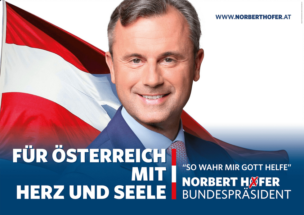 Plakat Bundespräsidentschaftswahl