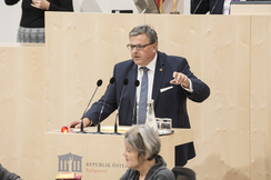 FPÖ-Technologiesprecher Gerhard Deimek im Nationalrat.