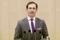 FPÖ-Parlamentarier Christian Ragger im Nationalrat.