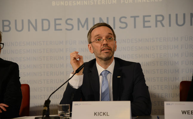 Innenminister Herbert Kickl
