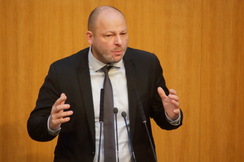 FPÖ-Kultursprecher Thomas Spalt im Parlament.