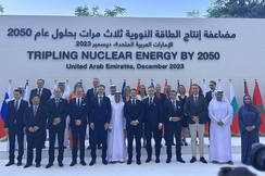 Beim "Klimarettungs"-Gipfeltreffen in Dubai wurde vor allem eines beschlossen: die Verdreifachung "grüner" Atomstrom-Produktion bis 2050.