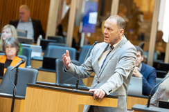 FPÖ-Konsumentenschutzsprecher Peter Wurm im Parlament.