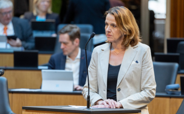FPÖ-Klubobmann-Stellvertreterin Dagmar Belakowitsch im Parlament.